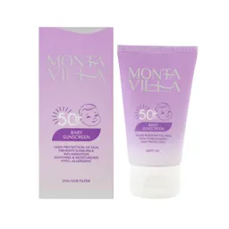 کرم ضد آفتاب و مرطوب کننده کودک مونتا ویلا (SPF50) 40 میلی لیتر 