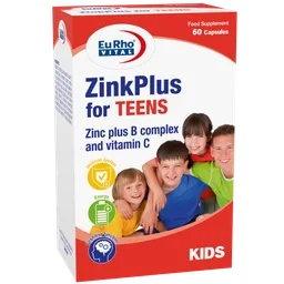 کپسول زینک پلاس فور تینز یوروویتال 60 عددی 