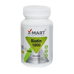 قرص بیوتین 1000 ایکس مارت 60 عددی