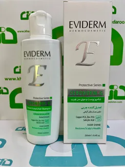 شامپو پوست و موی سر چرب سبونورم-جی اویدرم حاوی عصاره های گیاهی 250 میلی لیتری