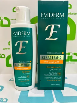 شامپو تقویت کننده کراستم-دی اویدرم مناسب موی خشک حاوی سائوپالمتو 250 میلی لیتری