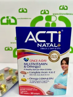 قرص اکتی ناتال پلاس ابیان دارو 60 عددی 