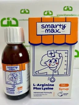 شربت ال آرژنین پلاس لیزین اسمارتی مکس 150 میلی لیتری