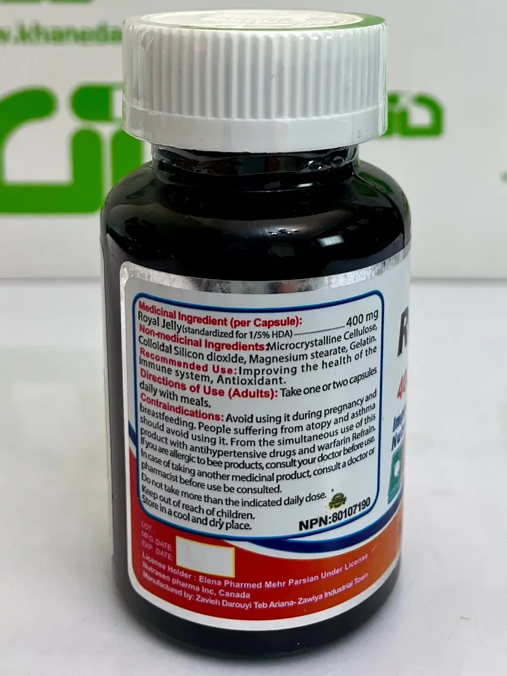 Nutrasen Royal Jelly 400mg Capsule (3)