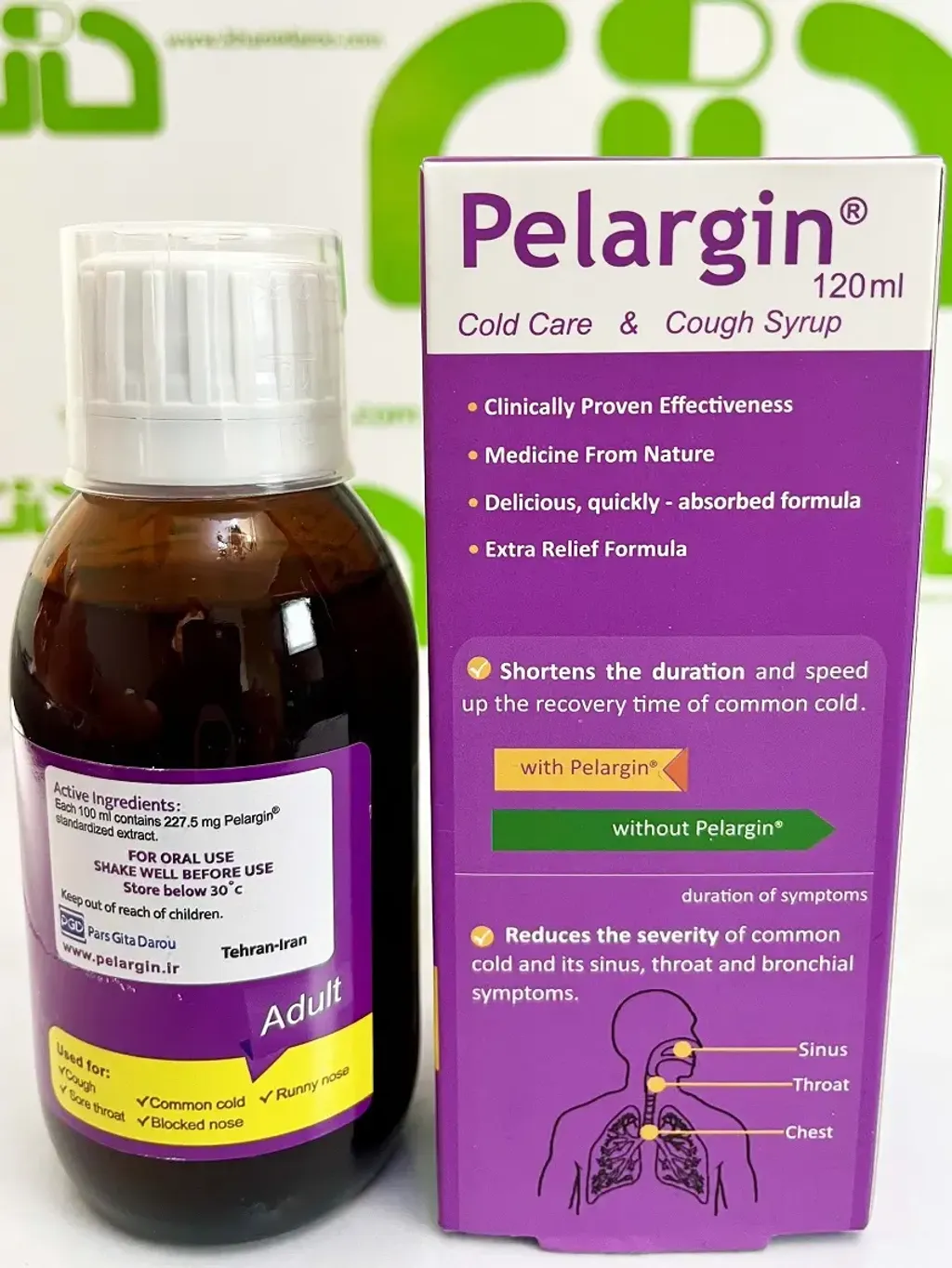 Pars Gita Darou Pelargin Kids 120mg Syrup (3)