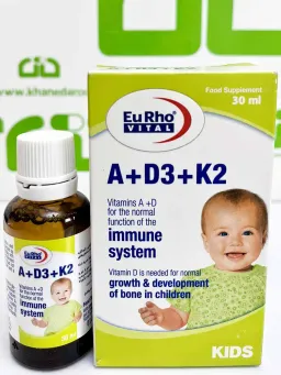 قطره آ د3 کا2 یوروویتال 30 میلی لیتری