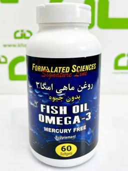 کپسول روغن ماهی امگا 3 فرمولیتد ساینسز 60 عددی
